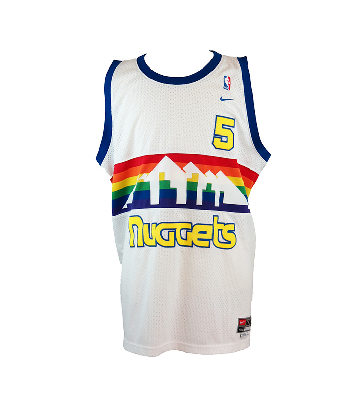 white nuggets throwback jersey