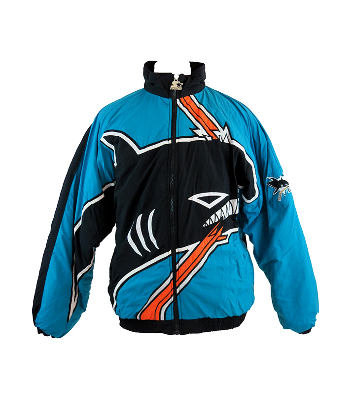 San Jose Sharks Starter Jackets , Sharks Pullover Starter Jacket