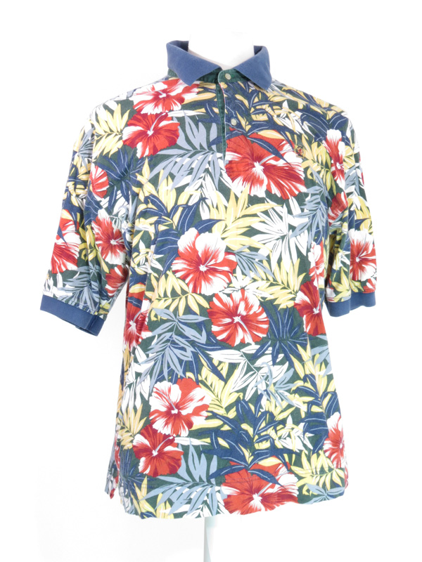 Vintage Tommy Hilfiger Hawaiian Polo Shirt - 5 Star Vintage