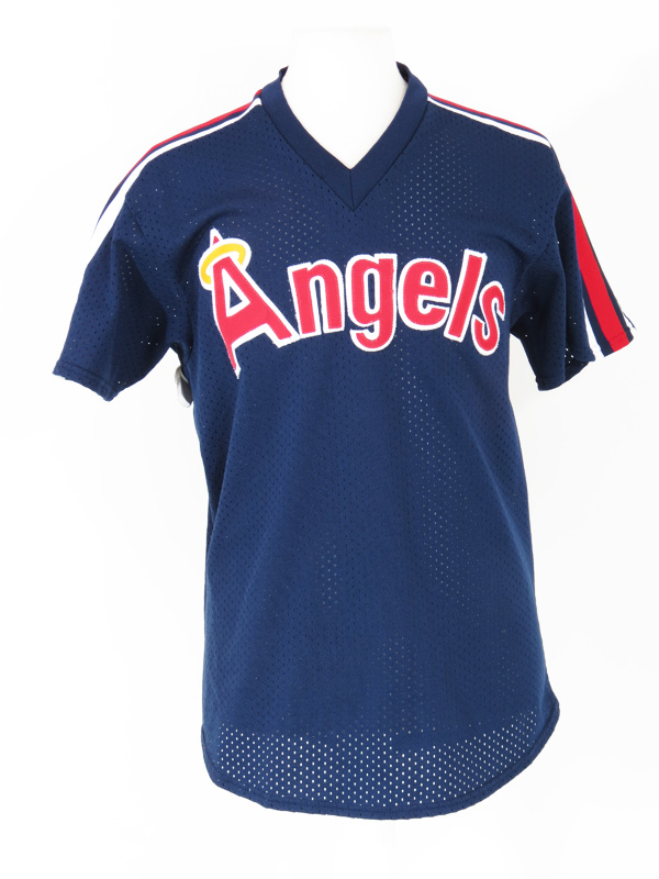 Vintage Anaheim Angels Halo Majestic Mesh Baseball Jersey - 5 Star Vintage
