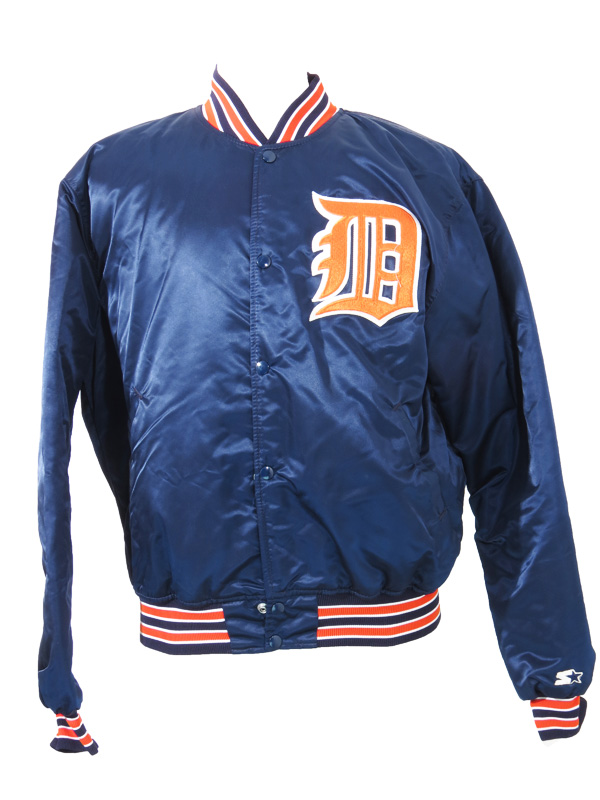 Vintage Detroit Tigers Blue Starter Satin Jacket - 5 Star Vintage