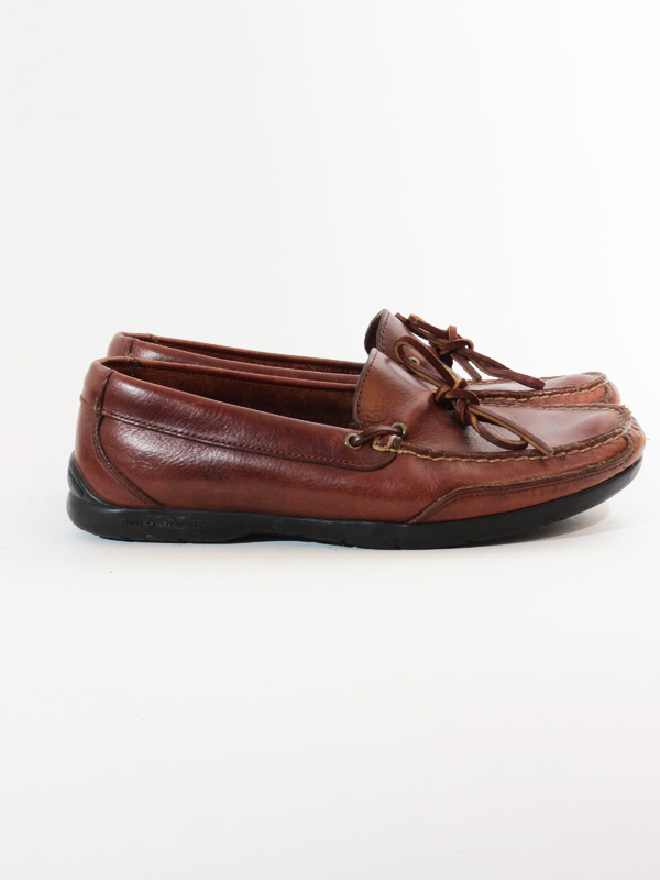 Polo Sport Ralph Lauren Brown Leather Loafers - 5 Star Vintage