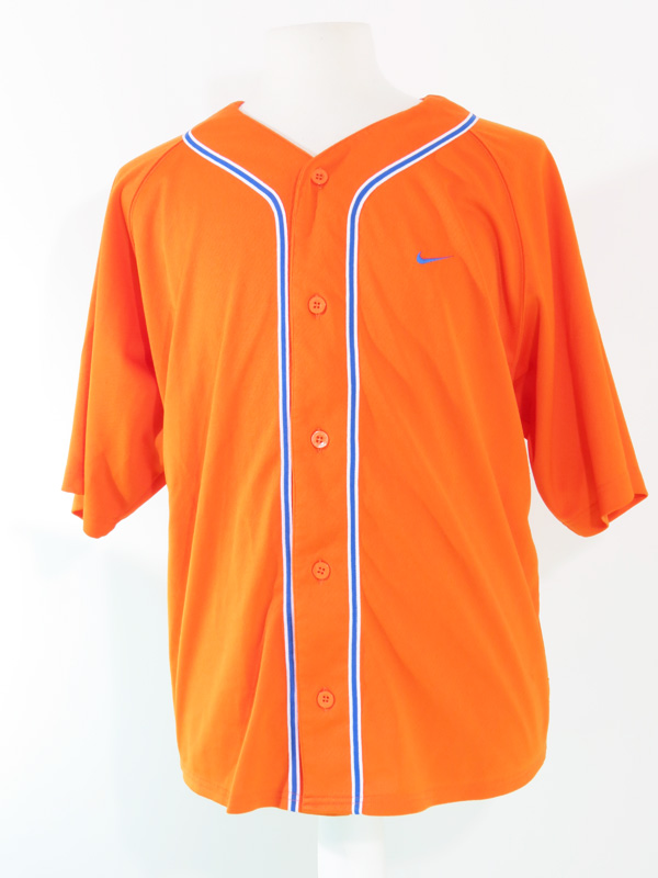 Nike Orange Baseball Jersey - 5 Star Vintage