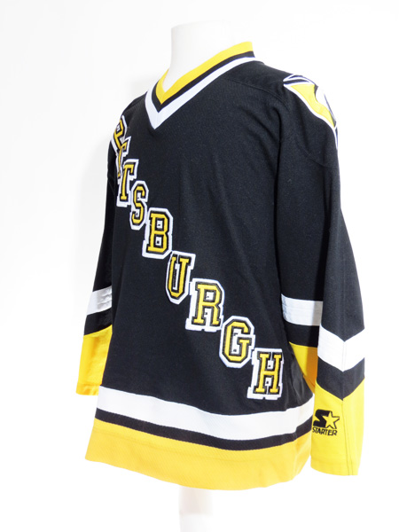 Pittsburgh Penguins Yellow Starter Hockey Jersey - 5 Star Vintage