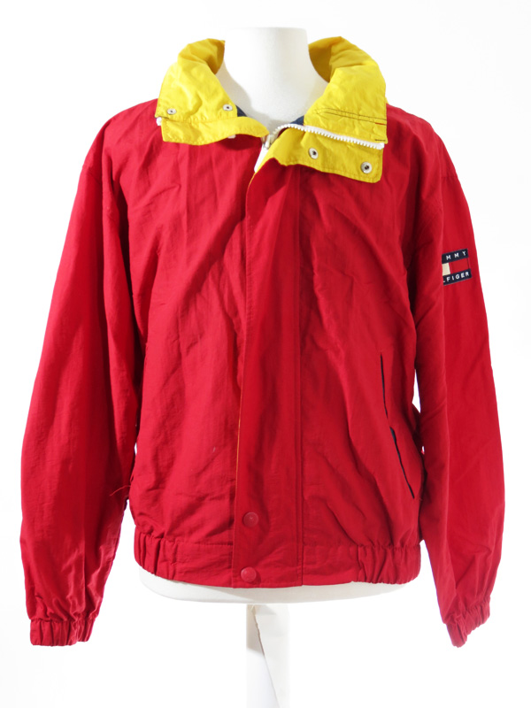 tommy hilfiger jacket yellow blue and red