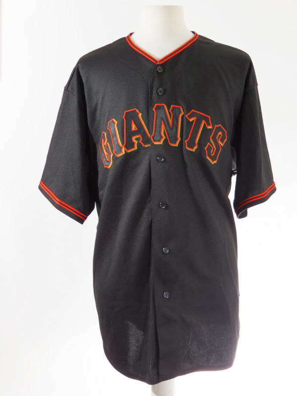 SF Giants Black Orange Majestic Baseball Jersey - 5 Star Vintage