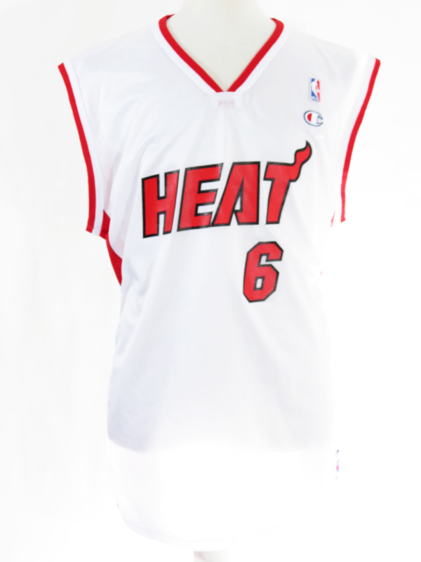 Vintage NIKE NBA Miami Heat #6 Eddie Jones Mens XL Stitched Basketball  Jersey