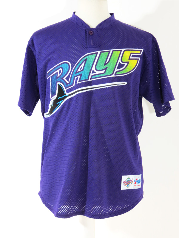 Devil Rays Purple Mesh MLB Jersey Large