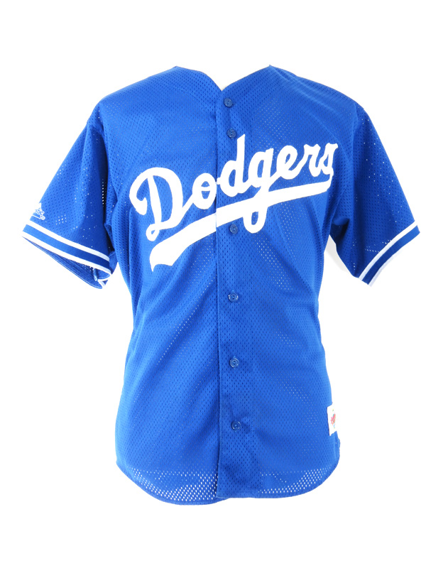 LA Dodgers Majestic Mesh Embroidered Jersey Large - 5 Star Vintage