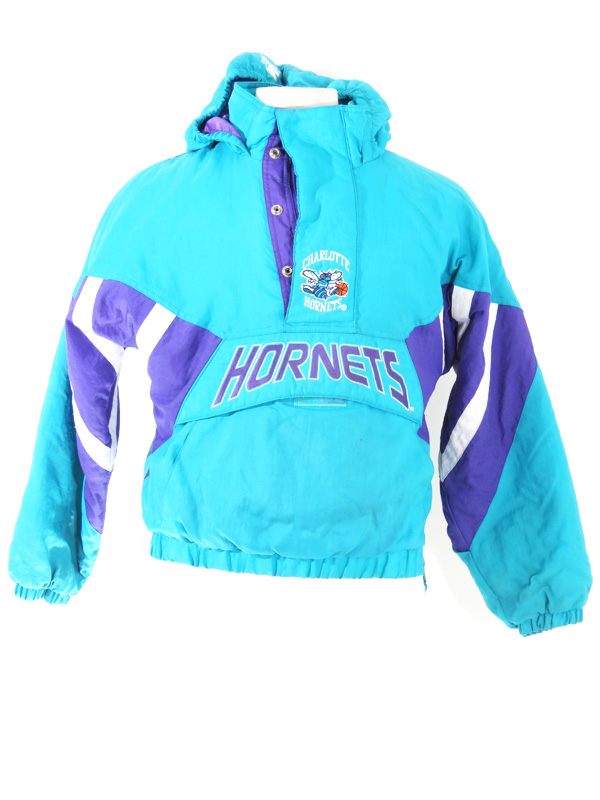 90s charlotte hornets starter jacket