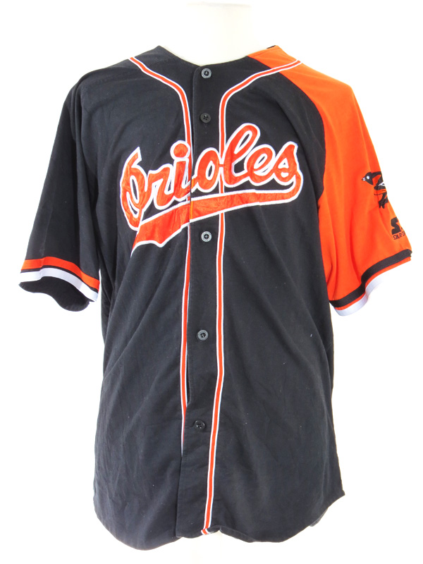Baltimore Orioles orange Roberts crewshirt jersey #1 sz - DSCN