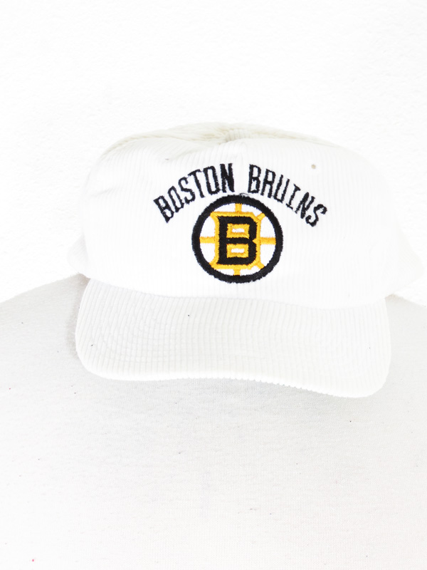 white boston bruins hat