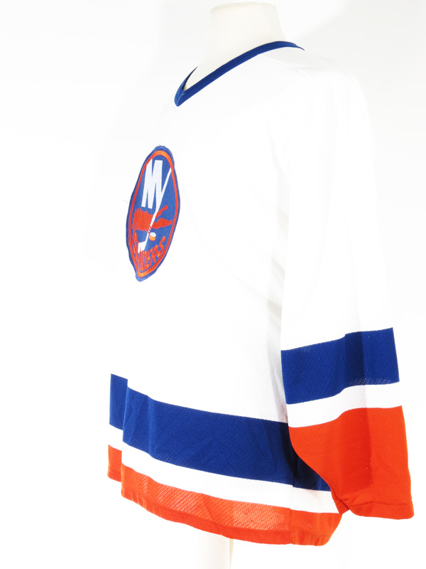 NHL NY ISLANDERS YOUTH TEAM APPAREL JERSEY (BLUE/WHITE/ORANGE, M 10/12)NWT