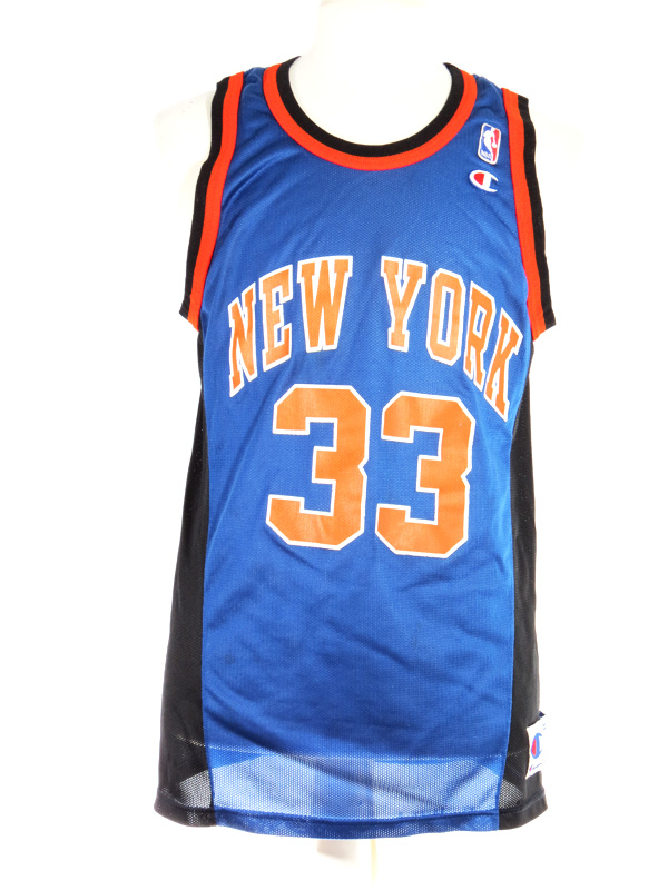 NBA New York Knicks NYK basketball Champion jersey #33 Ewing made in USA