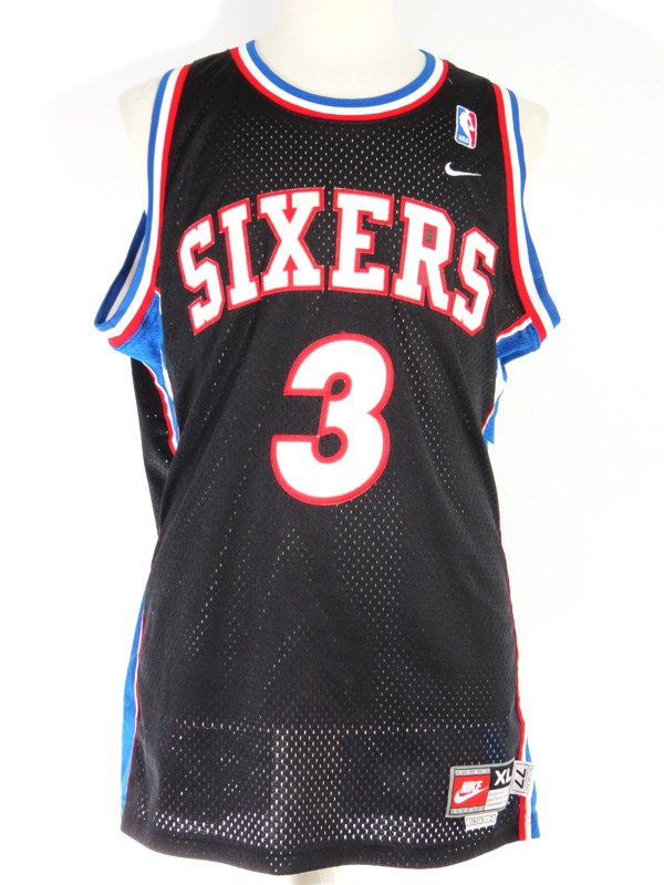 Allen Iverson Syracuse Nats 1948 Retro Basketball Jersey - Youth XL - Sewn  76ers