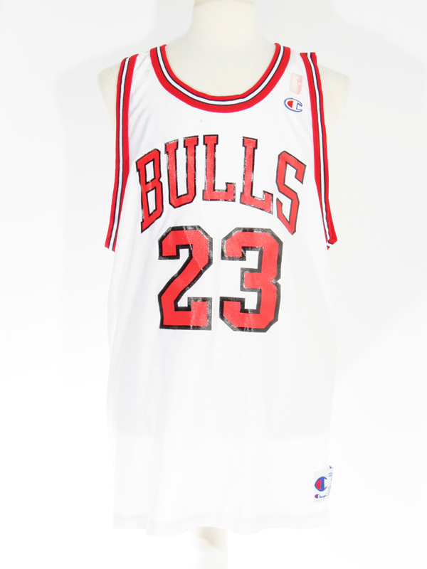 90s Chicago Bulls Champion Michael Jordan White Jersey XXL - 5