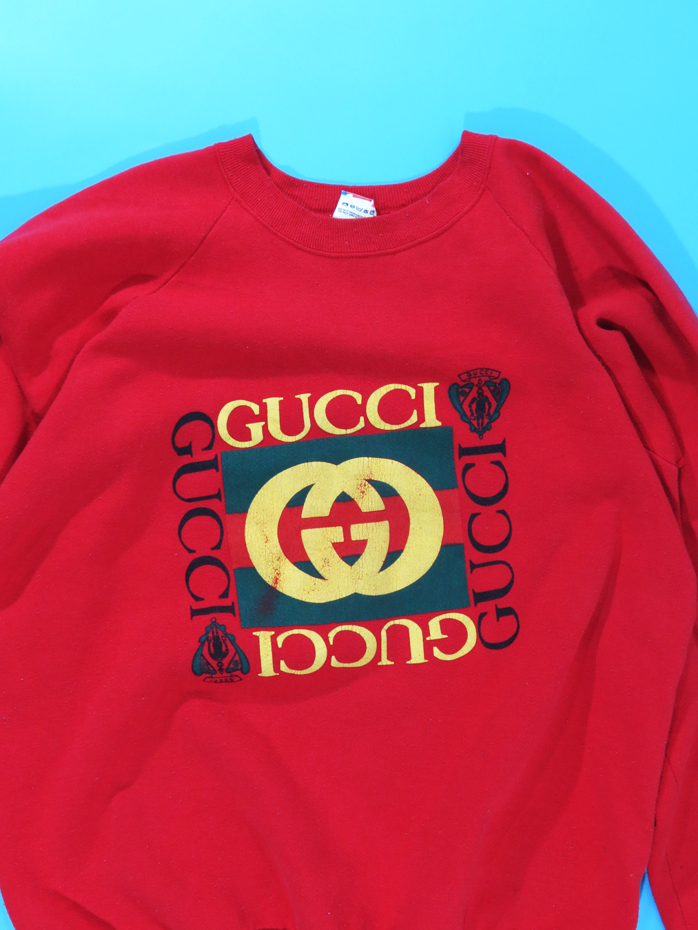 Vintage Gucci Bootleg Red Sweater XL - 5 Star Vintage