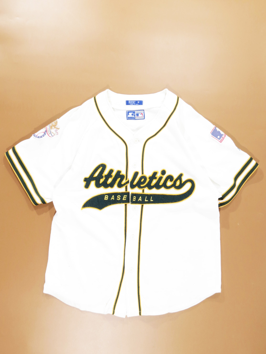 Vintage 1990s Oakland Athletics MLB Baseball Starter Jersey / 90s