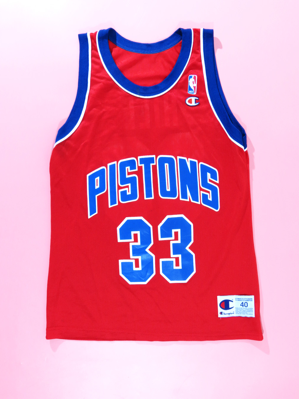 grant hill pistons jersey red
