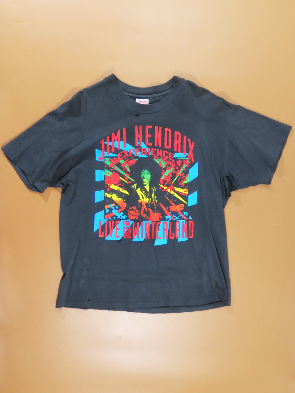 90s Jimi Hendrix 'Live @ Winterland' Distressed T-Shirt - 5 Star Vintage