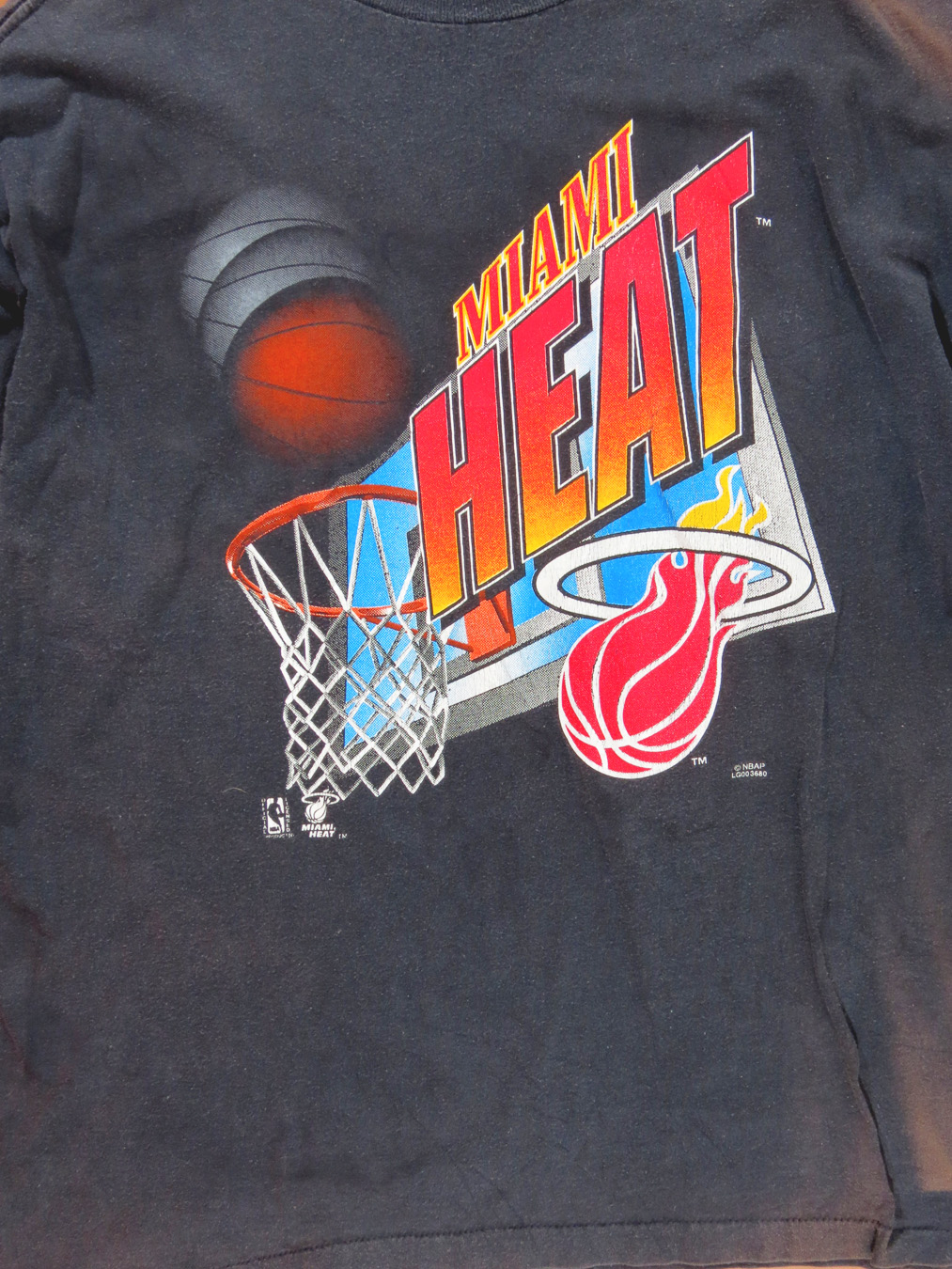 Vintage 1980s/1990s Miami Heat Old Logo Tshirt - 4XL