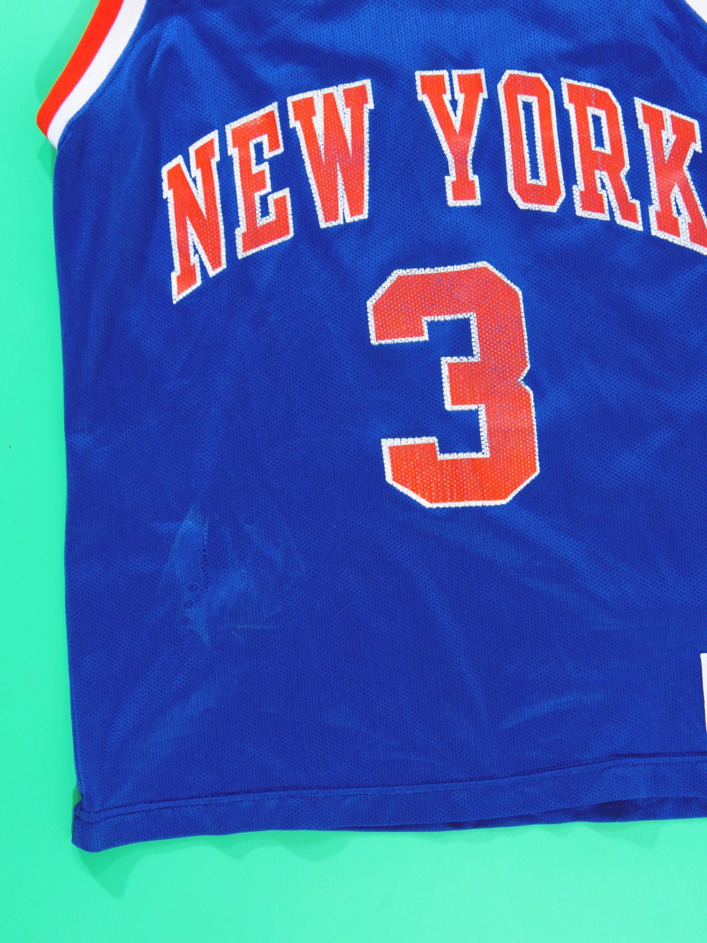 EastVintageShopPK John Starks Knicks New York Jersey Blue 90s Champion Mens Size XL Ewing