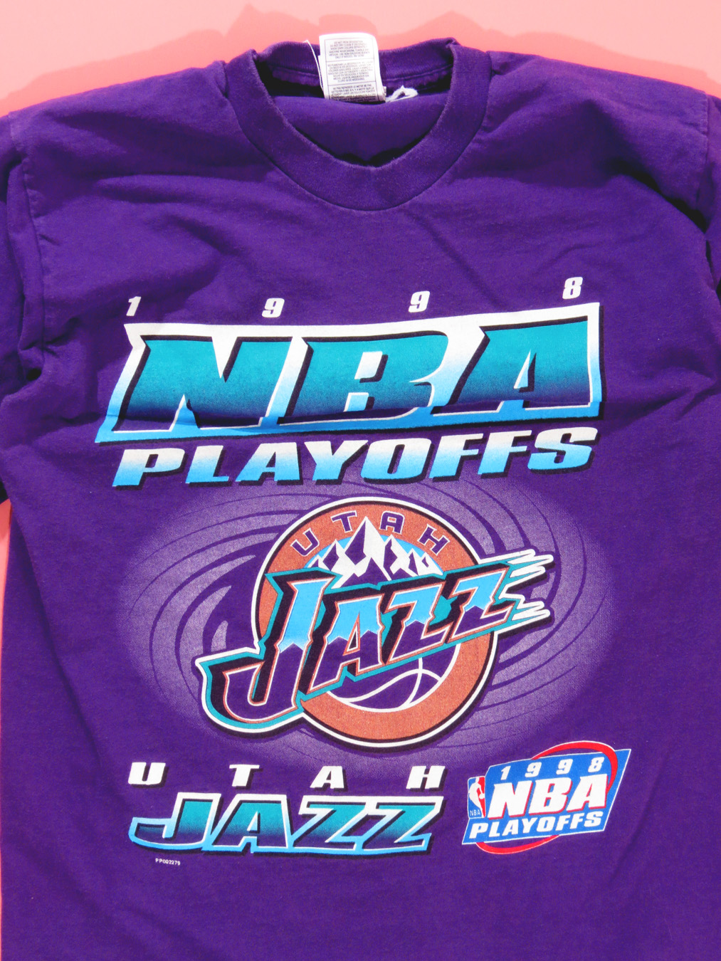 UniqueStylez801 Utah Jazz - Tie Dye Splatter - 2019 Take Note Playoff Shirt - Size Extra Large