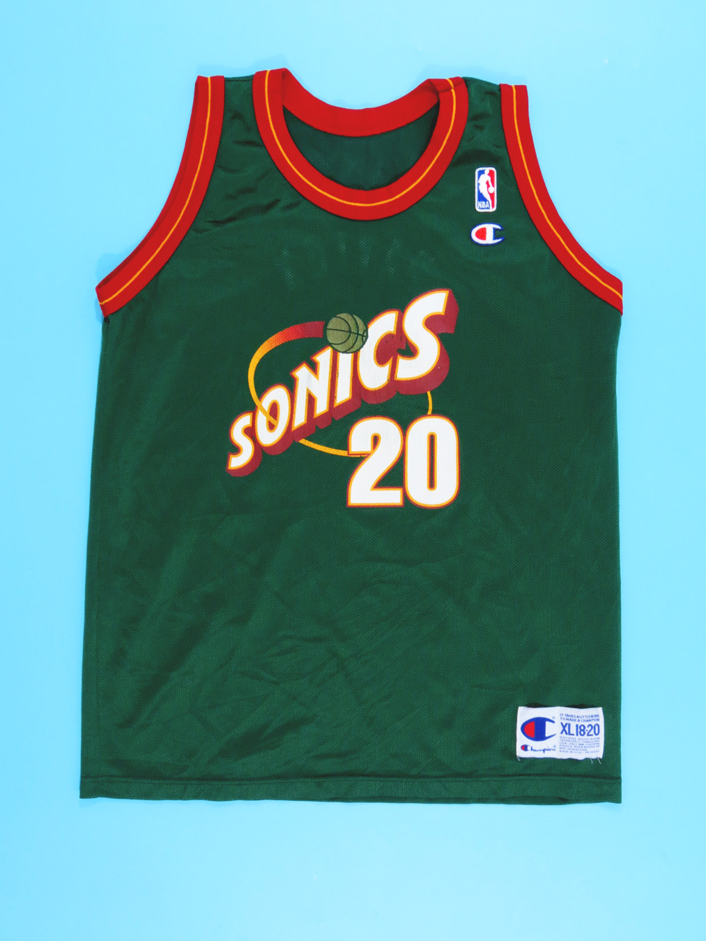 Gary Payton Retro SuperSonics Jersey 90s Style Fan Art T-Shirt