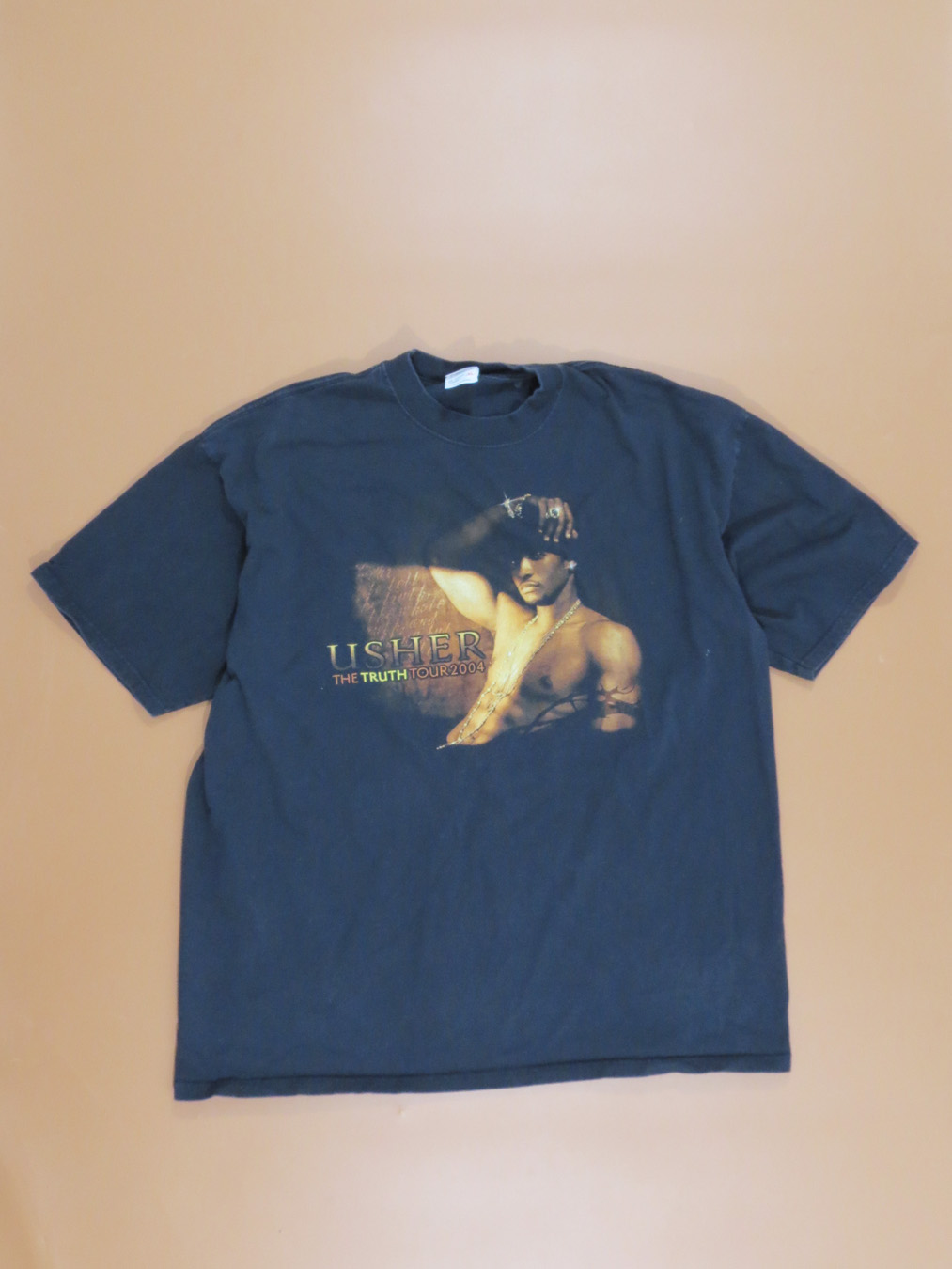 2004年 ヴィンテージ Tシャツ USHER THE TRUTH TOURありのTシャツ