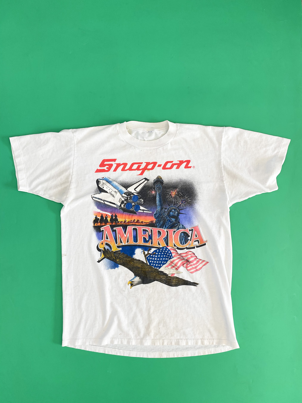 80s Snap On Tools Thermal t-shirt Small - The Captains Vintage