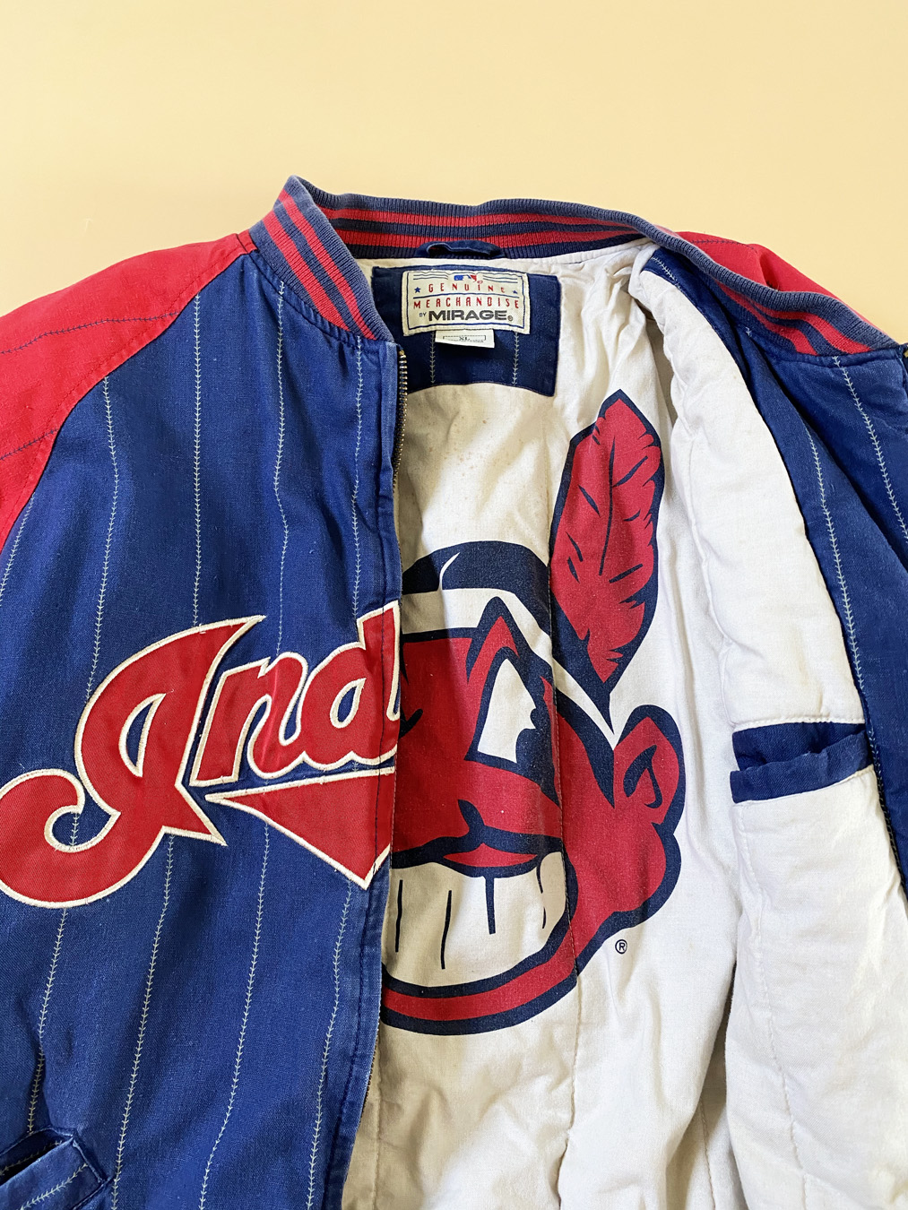 90s Mirage Cleveland Indians Jacket