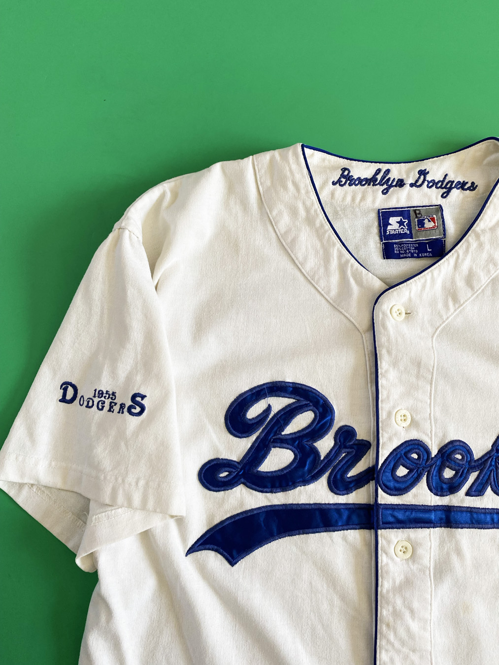 brooklyn dodgers vintage jersey
