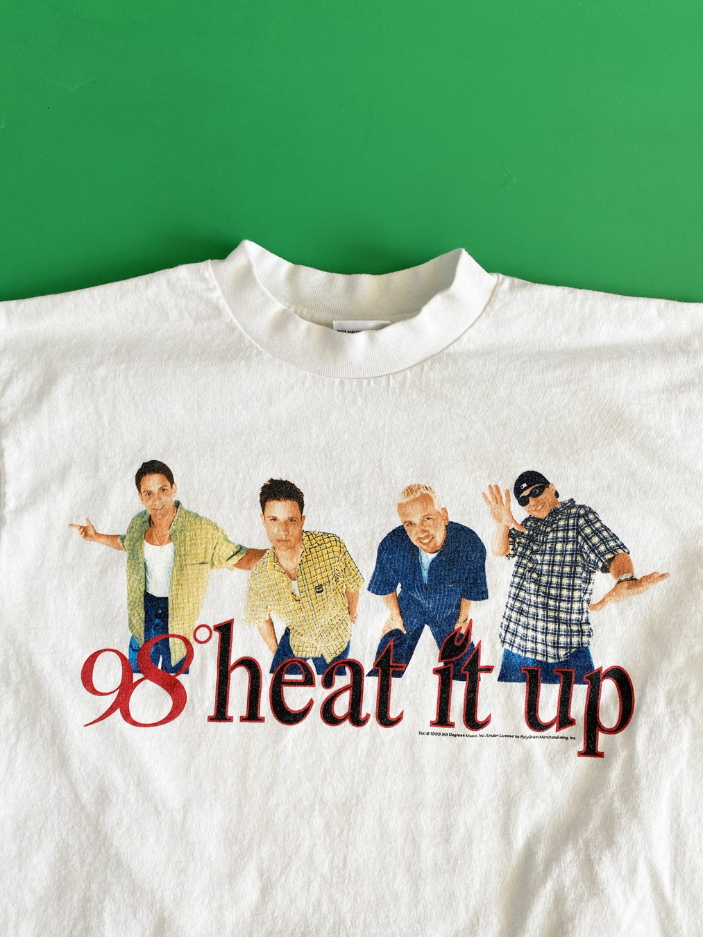 1998 98 Degrees 'Heat It Up' T-Shirt