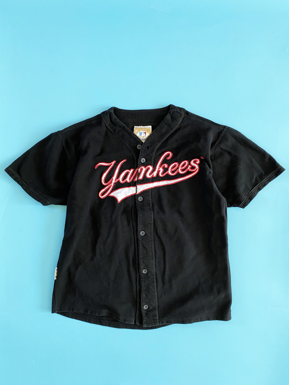 90s Paul O'Neil NY Yankees Black Mirage Jersey