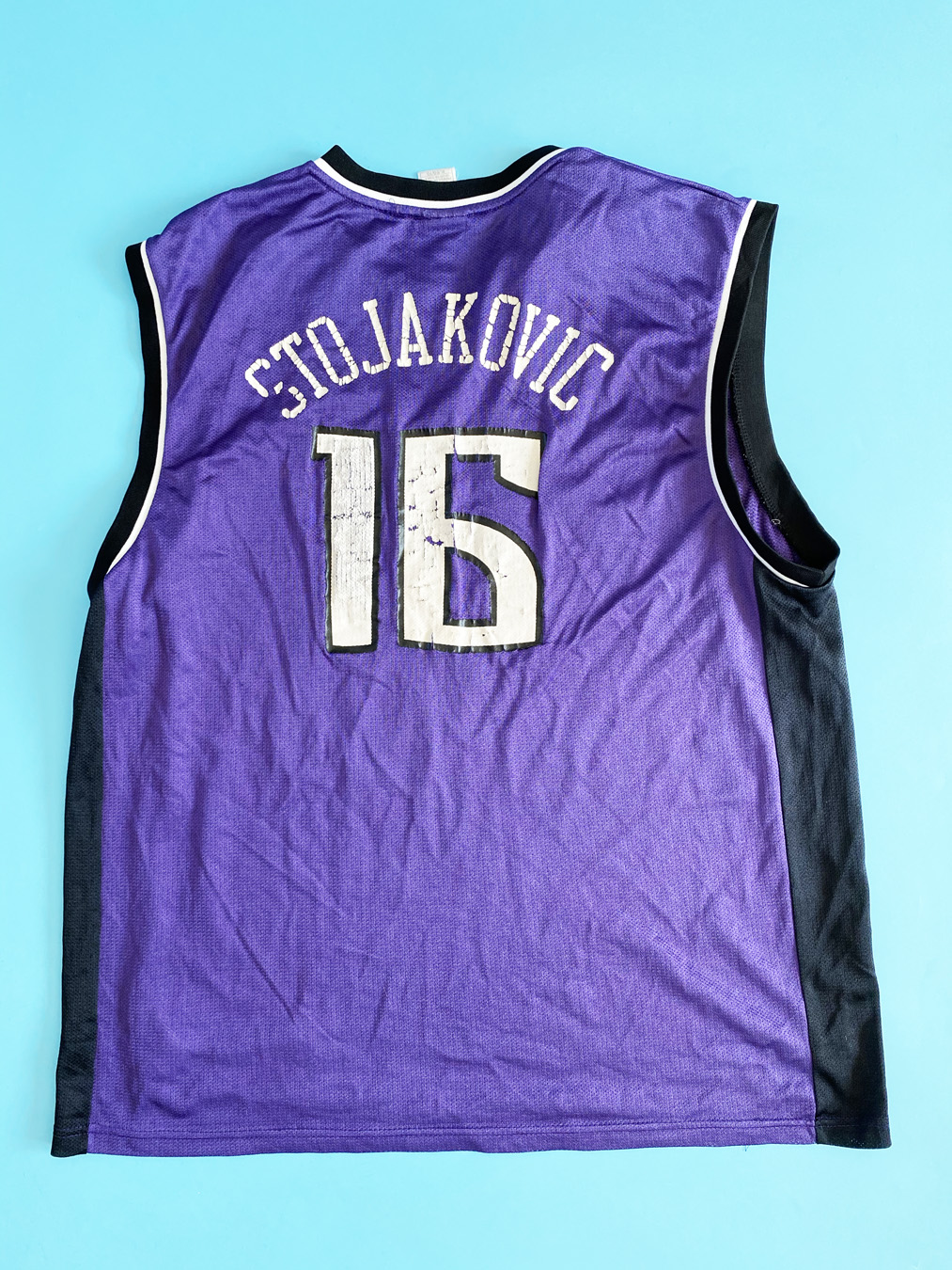 Reebok, Shirts, Peja Stojakovic Sacramento Kings Jersey