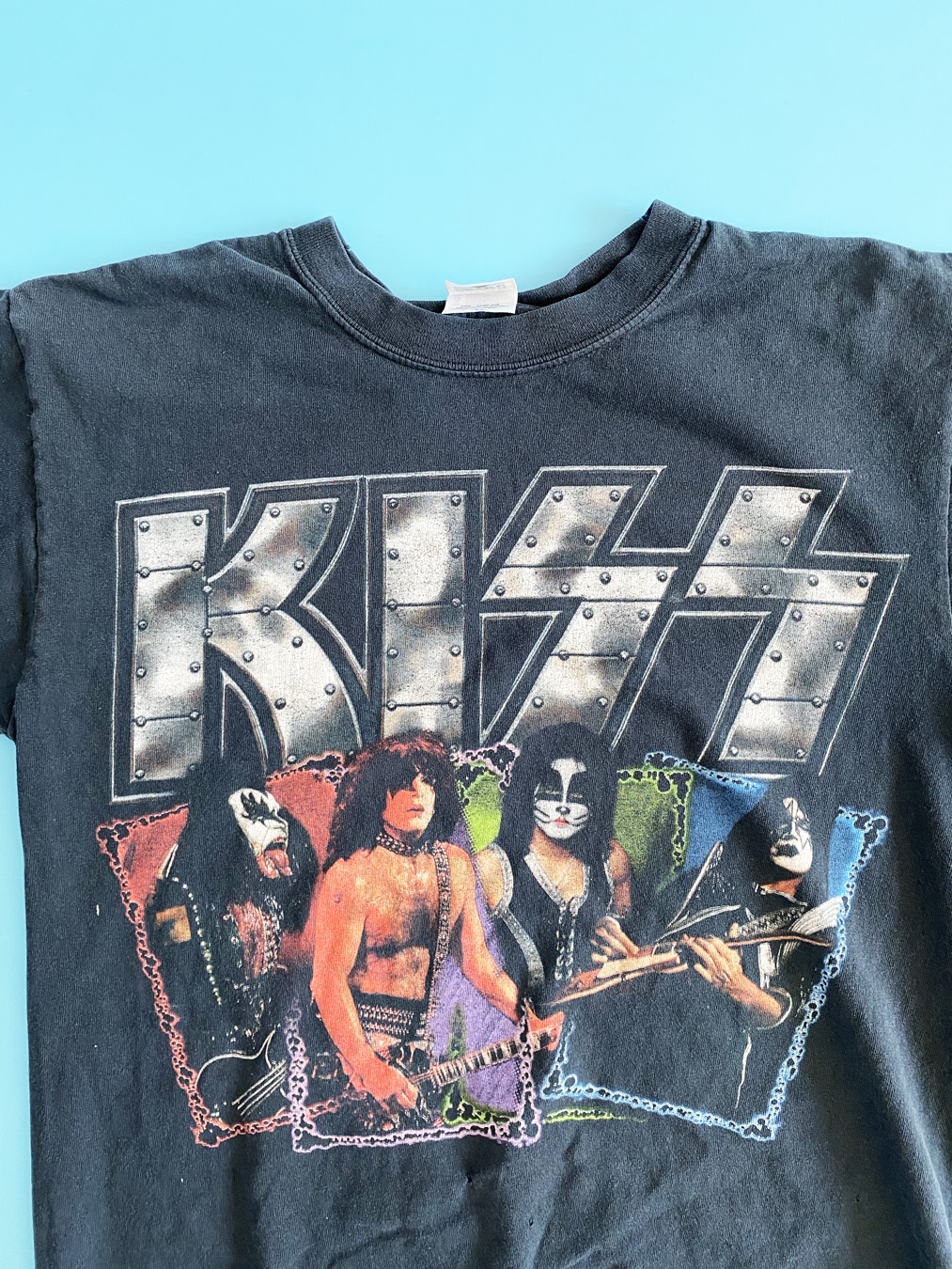 2004 KISS Rock The Nation Distressed T-Shirt