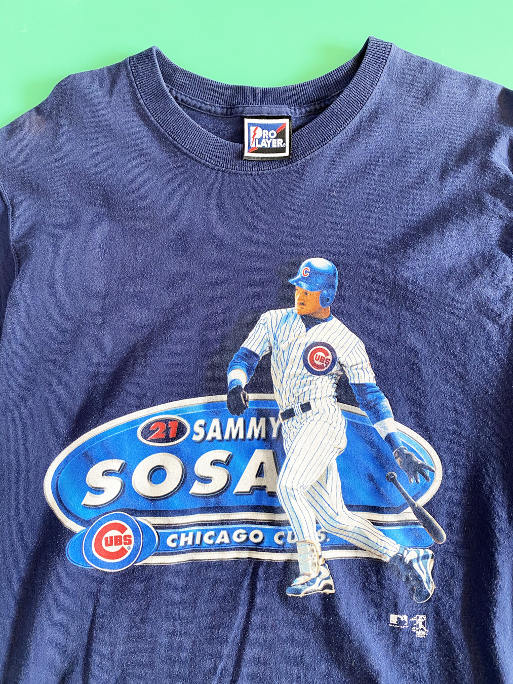 Vintage '04 #21 SAMMY SOSA Chicago Cubs MLB T-Shirt L (Deadstock)