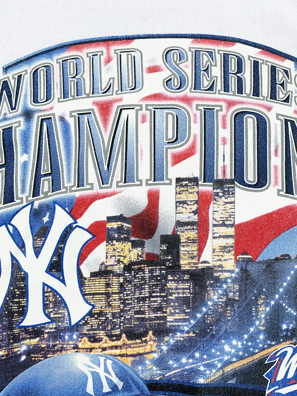Vintage 1998 New York Yankees World Series Champions Starter T-Shirt Kids  Large