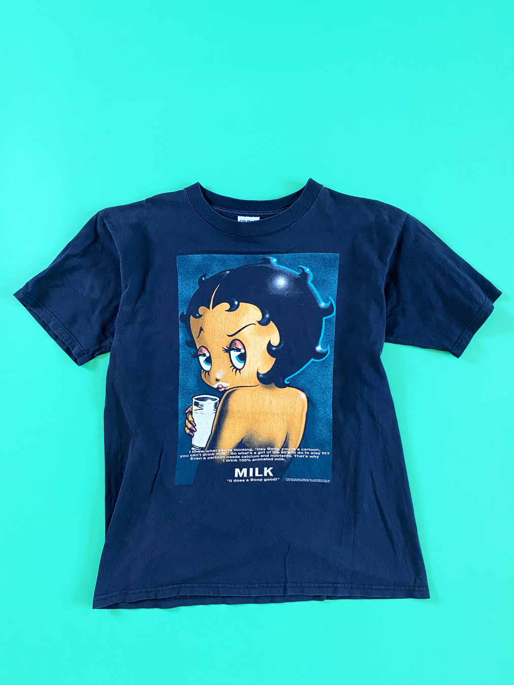 1995 Betty Boop 'Milk' Ad T-Shirt