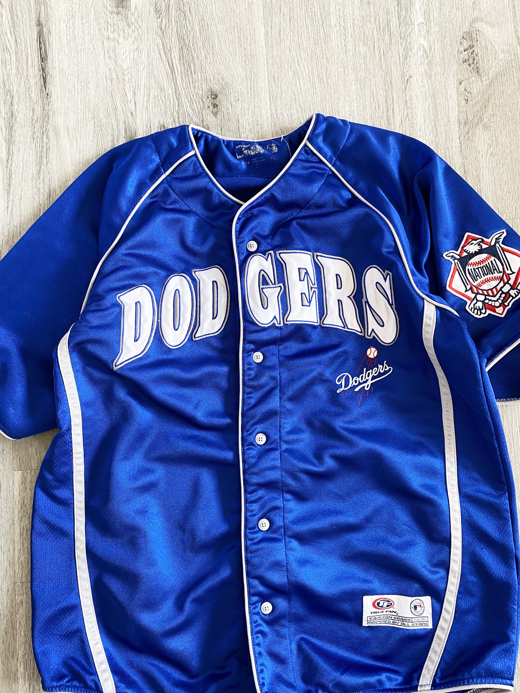 Buy the True Fan Men Blue LA Dodgers Jersey 2X