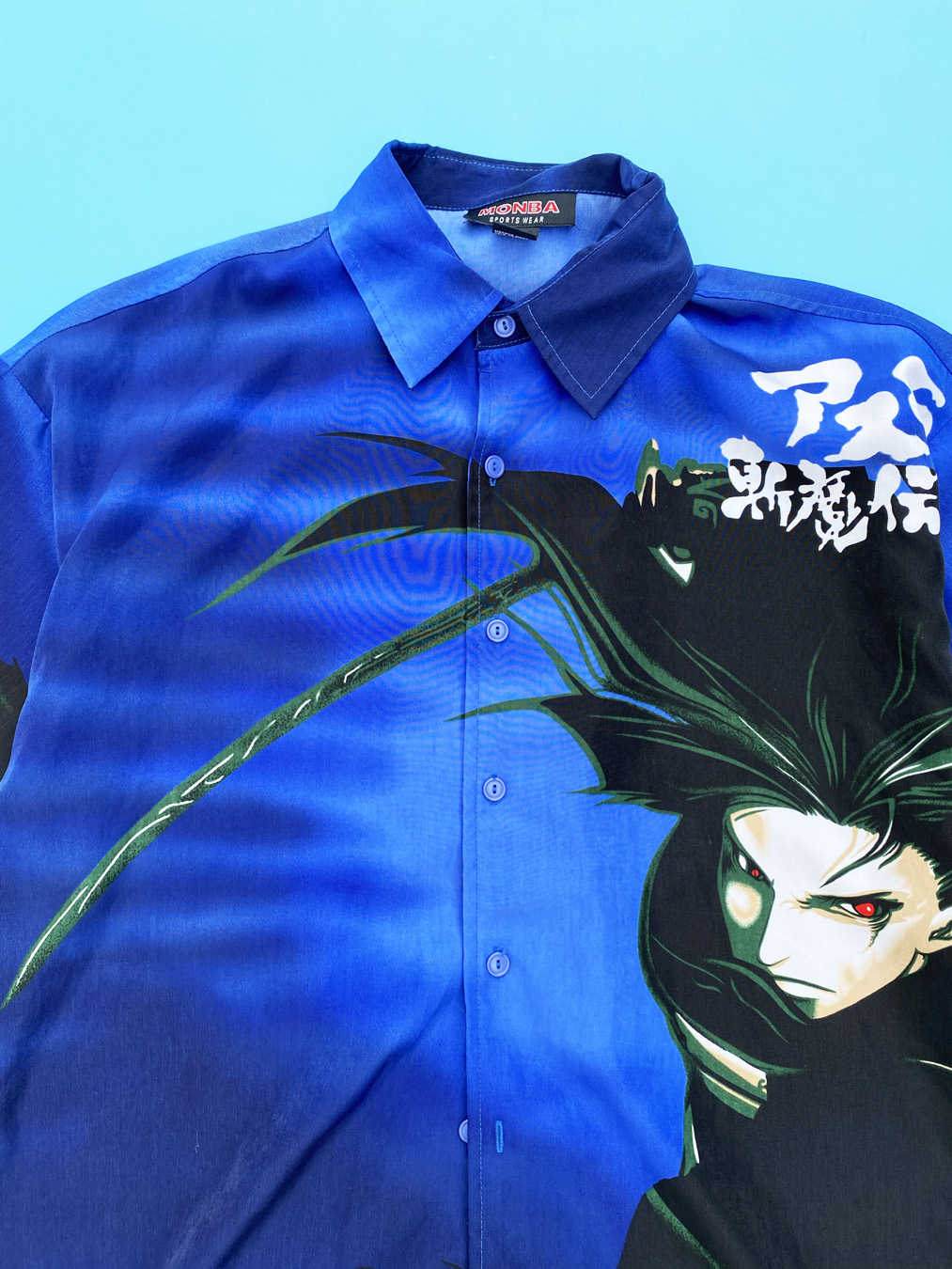 Anime Button Up Hawaiian Shirts - Unique Handmade Custom Designs - Anime Ape