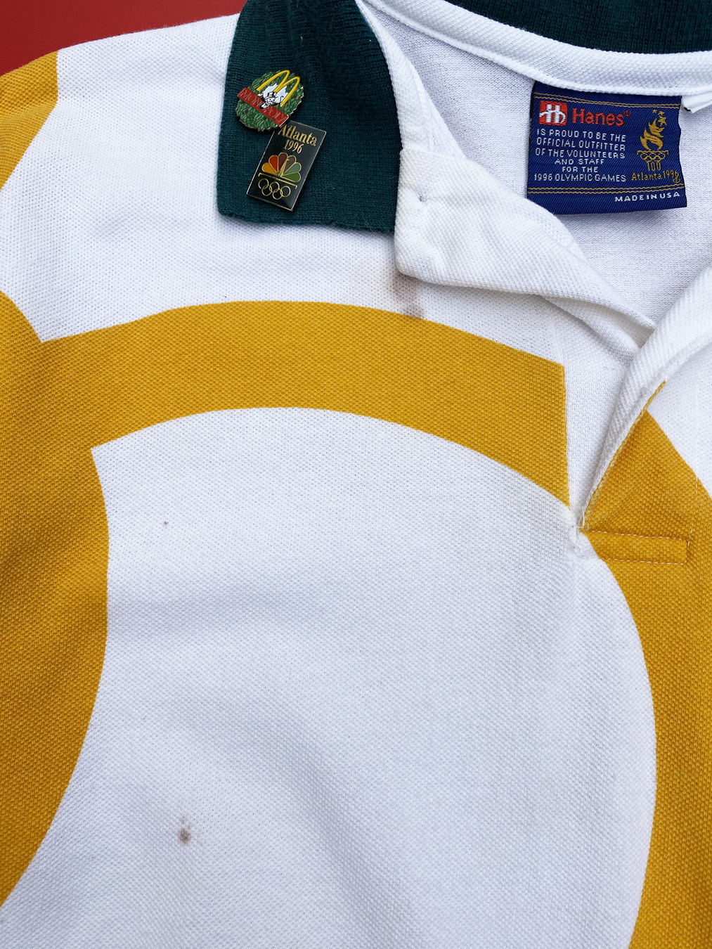 1996 Atlanta Olympics AOP Polo Shirt– VNTG Shop