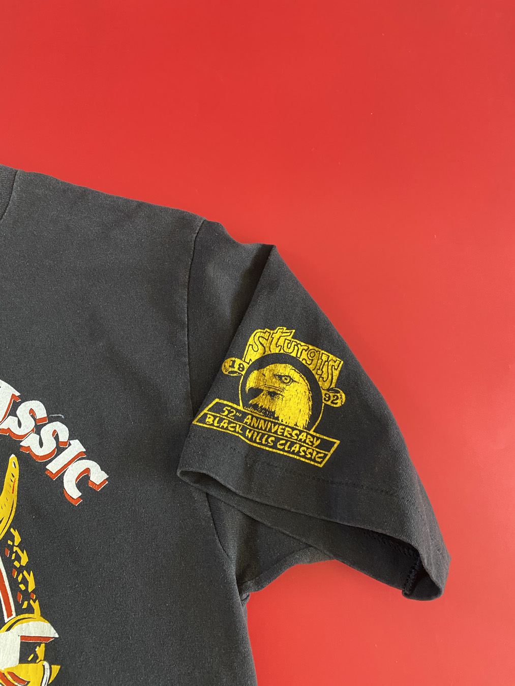 1992 Black Hills Classic Sturgis 52nd Anniversary T-Shirt - 5 Star Vintage