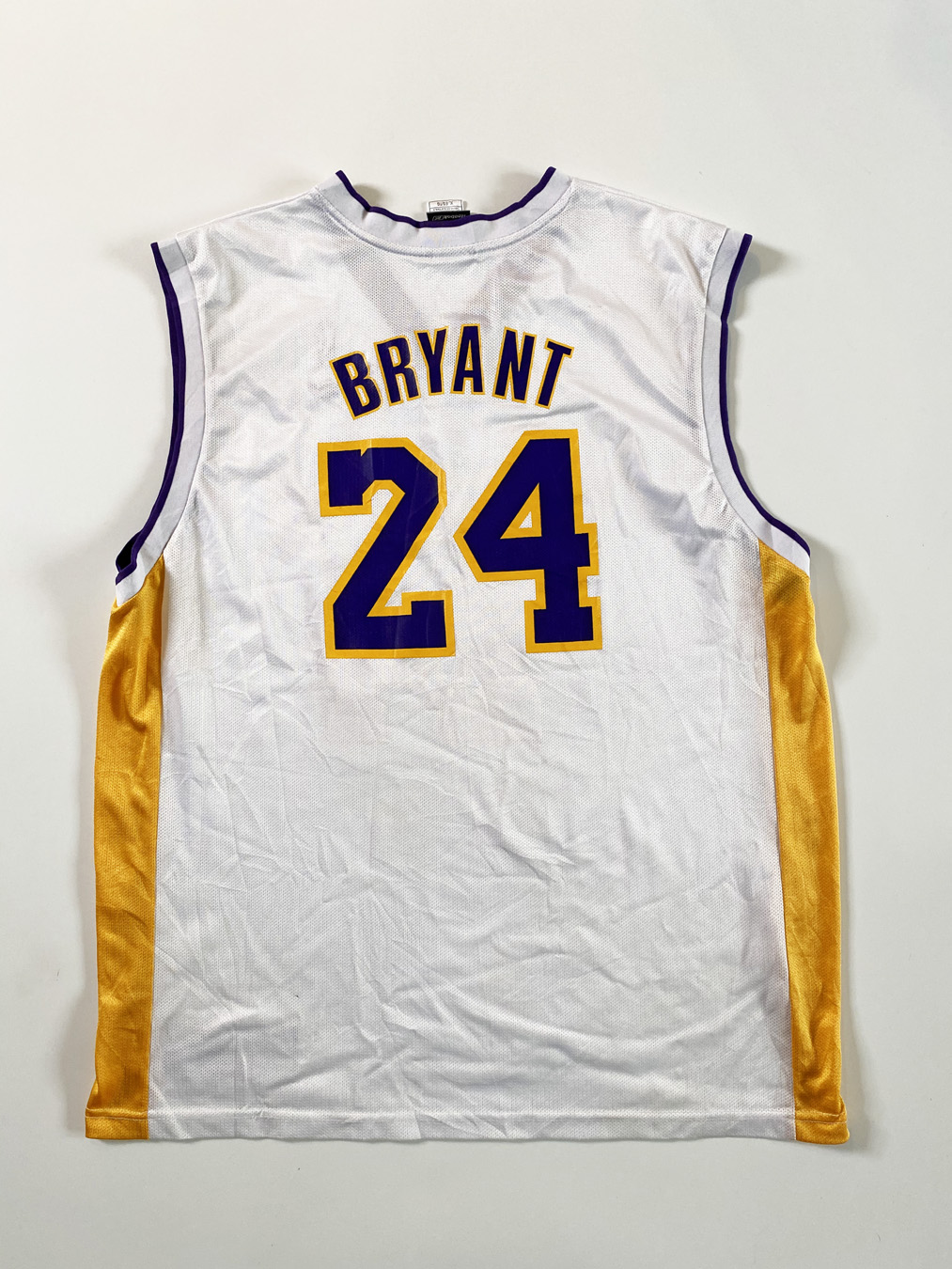 Kobe Bryant LA Lakers White Reebok 24 Jersey XL