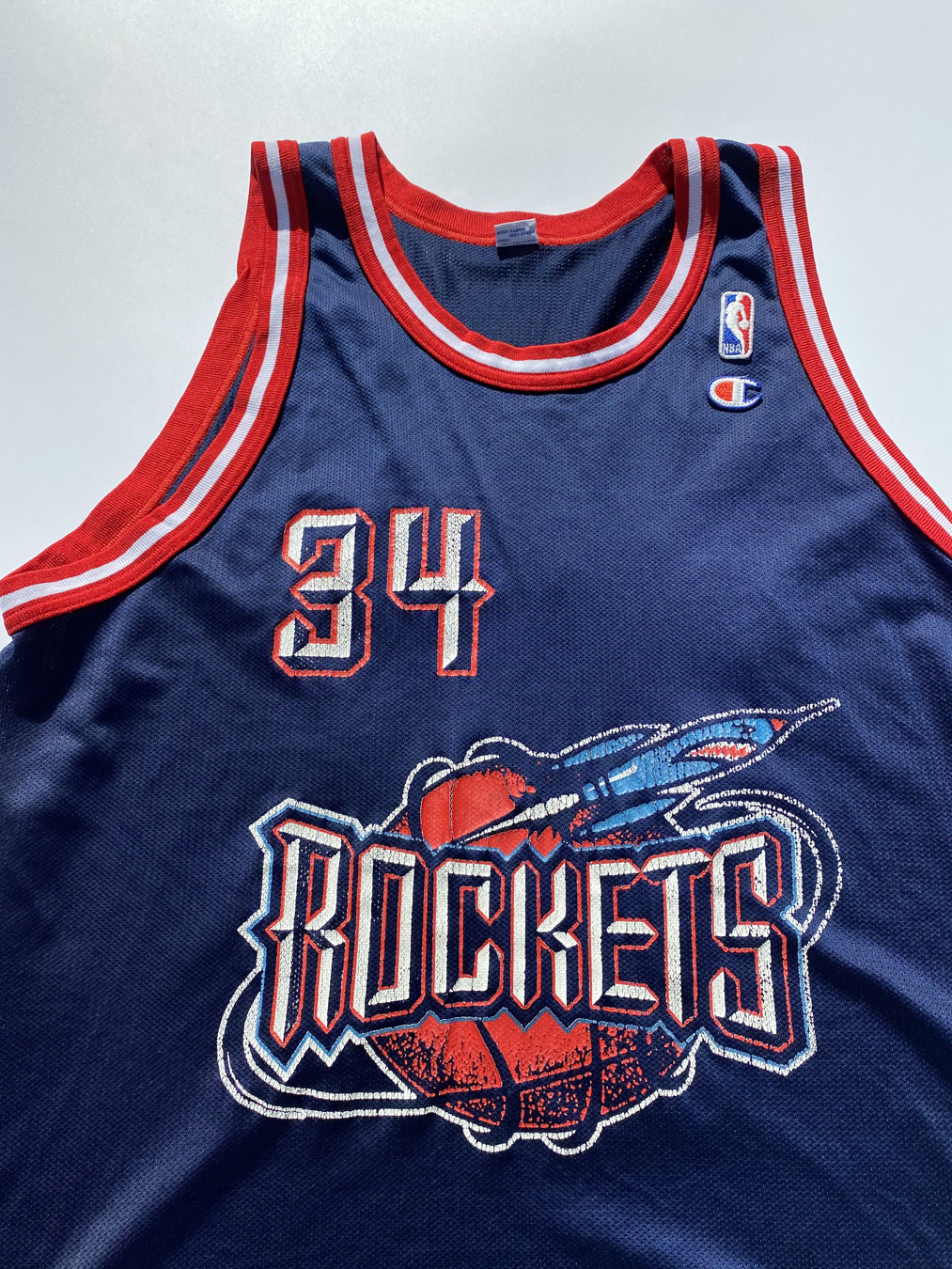 Houston Rockets NBA *Olajuwon* Champion Shirt L. Boys