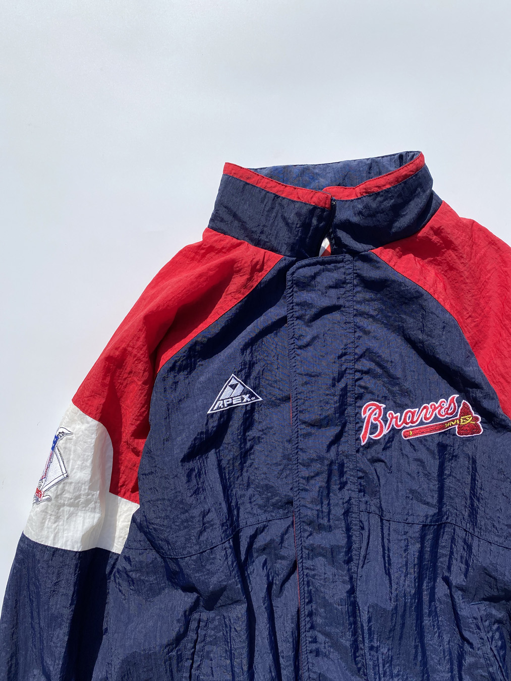 Vintage Atlanta Braves Logo Athletic Jacket Size X-Small – Yesterday's Attic