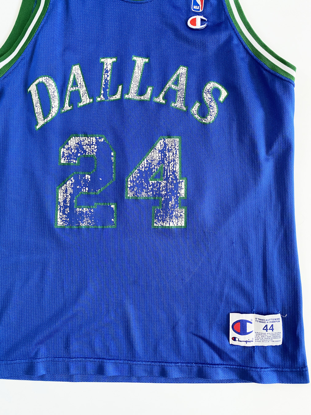 UsaVintageBarcelona Size 40. Rare Vintage 90s Jersey NBA Dallas Mavericks #24 Jackson Made in USA by Champion