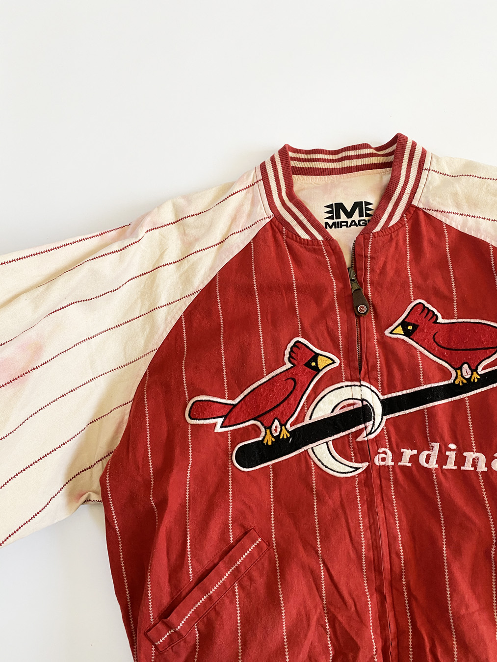 St Louis Cardinals Retro Cream Jacket - Filmsjackets