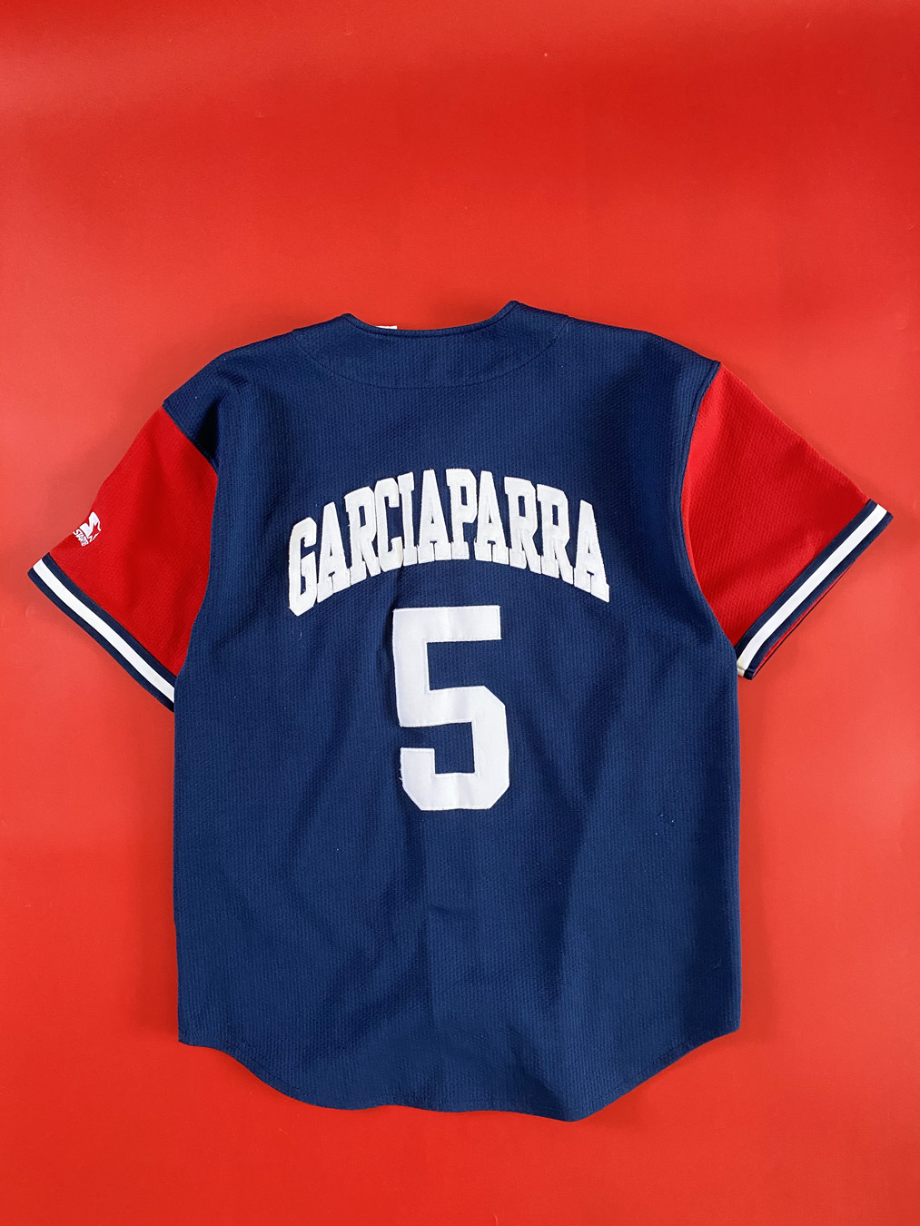 VTG Russell Athletic Blue BOSTON RED SOX Jersey NOMAR GARCIAPARRA 90s Youth  L
