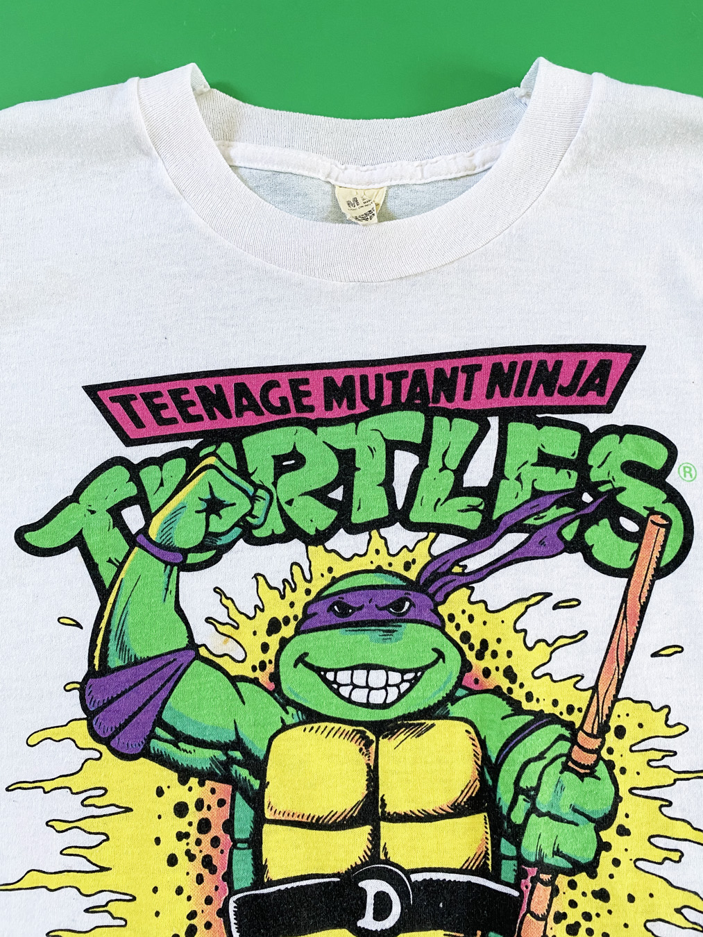 Vintage TMNT Shirt Donatello Teenage Mutant Ninja Turtles 90s 1990 V8 